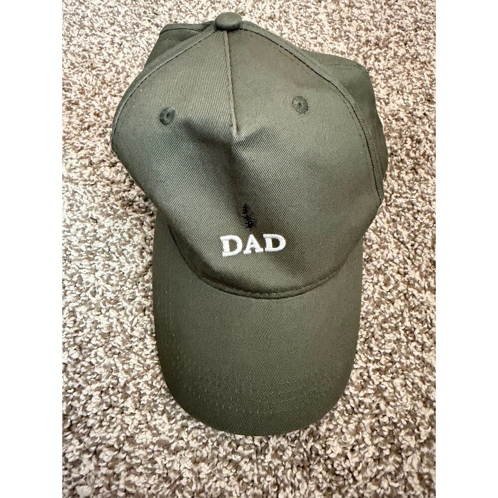 Lauren Conrad Olive Green Baseball Cap Hat “DAD” Embroidered Tree Logo Adjust